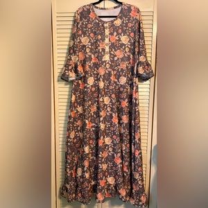 Custom made maxi dress size xl